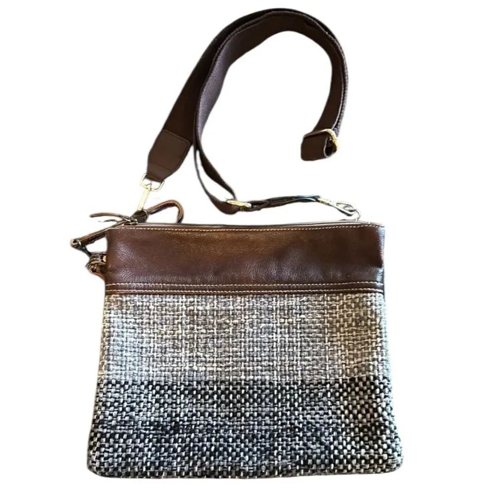 Myra Bag Brown Leather Crossbody
